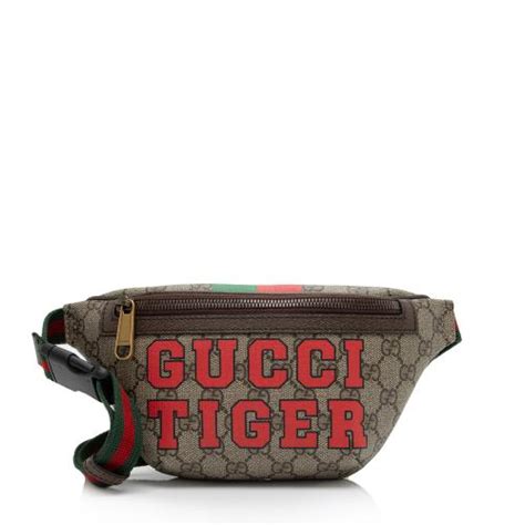 gucci tiger belt supreme|Gucci supreme belt bag size.